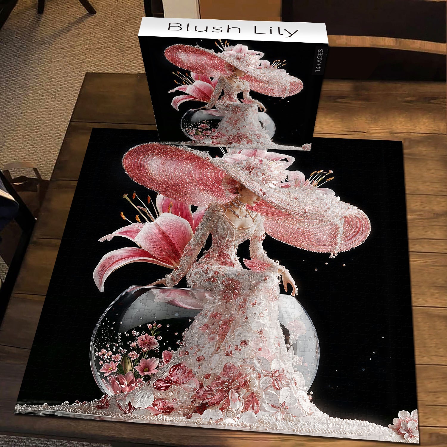 Blush Lily Jigsaw Puzzle 1000 Pieces