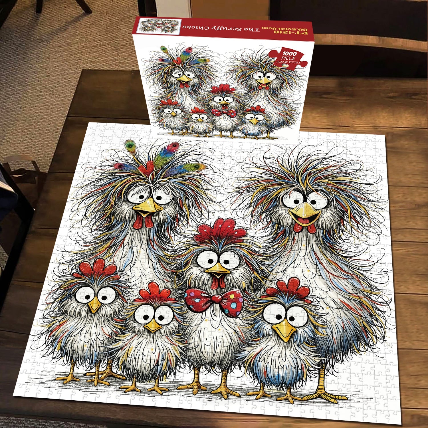 The Scruffy Chicks Jigsaw Puzzle 1000 Pieces