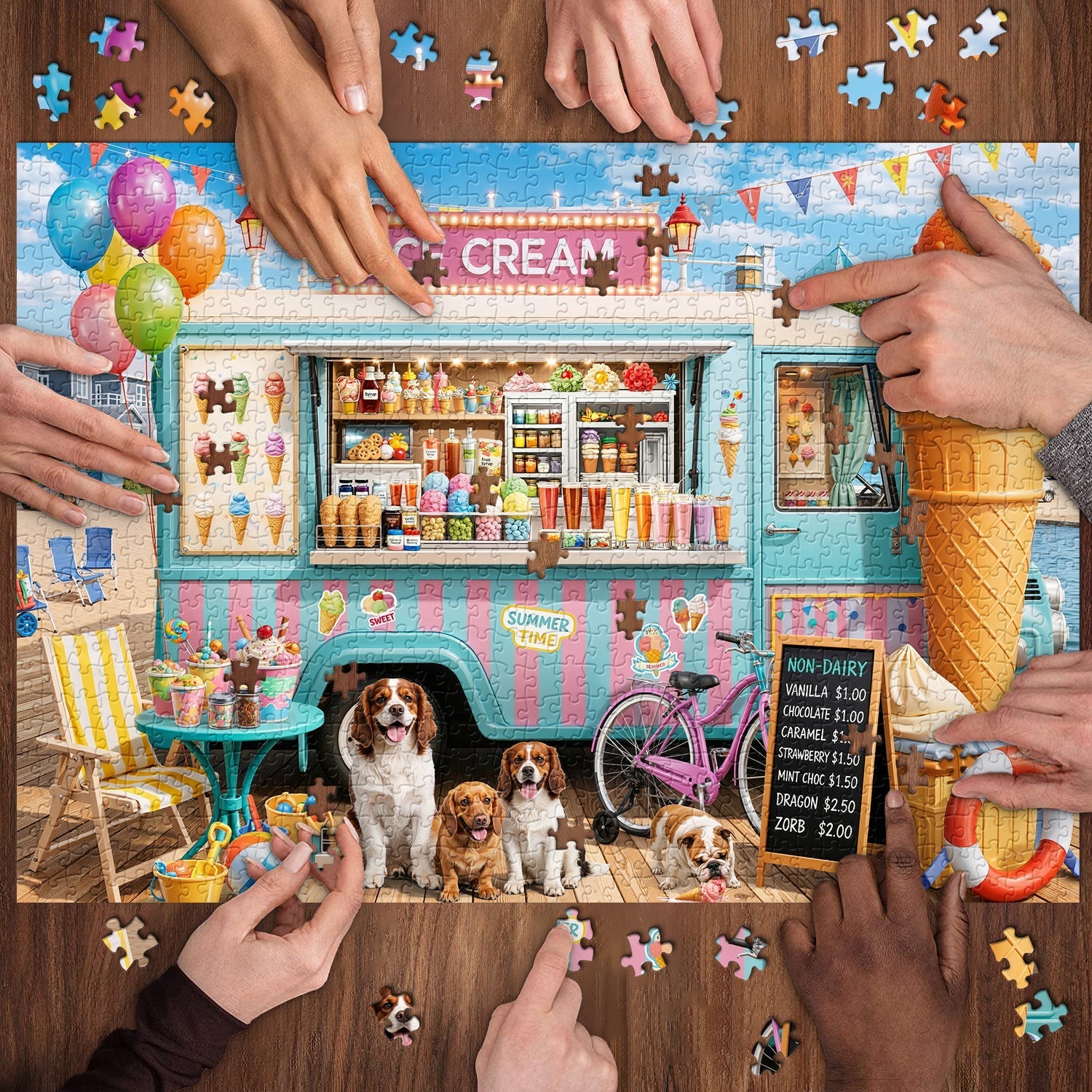 Summer Scoops Jigsaw Puzzle 1000 Pieces