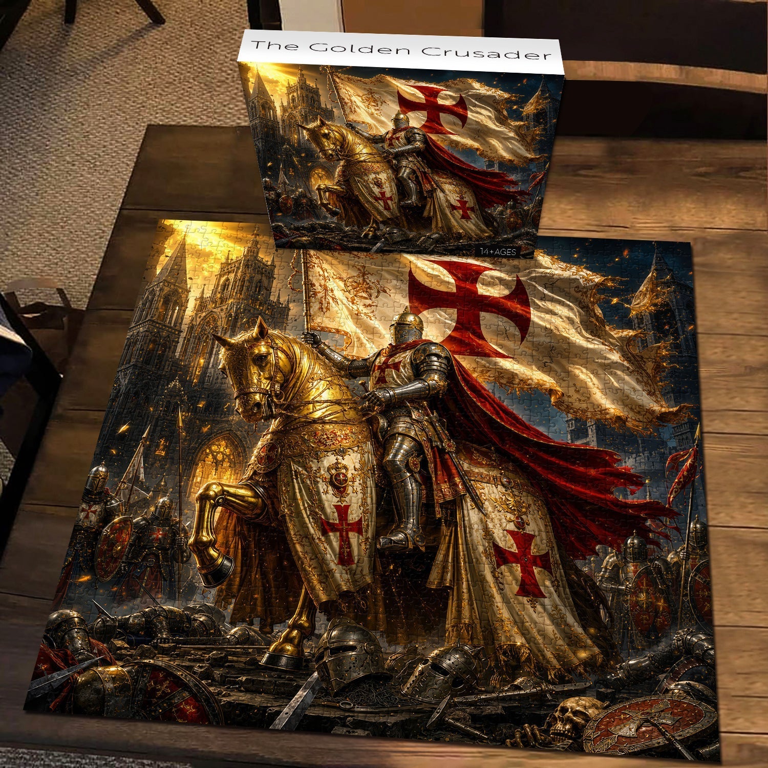 The Golden Crusader Jigsaw Puzzle 1000 Pieces