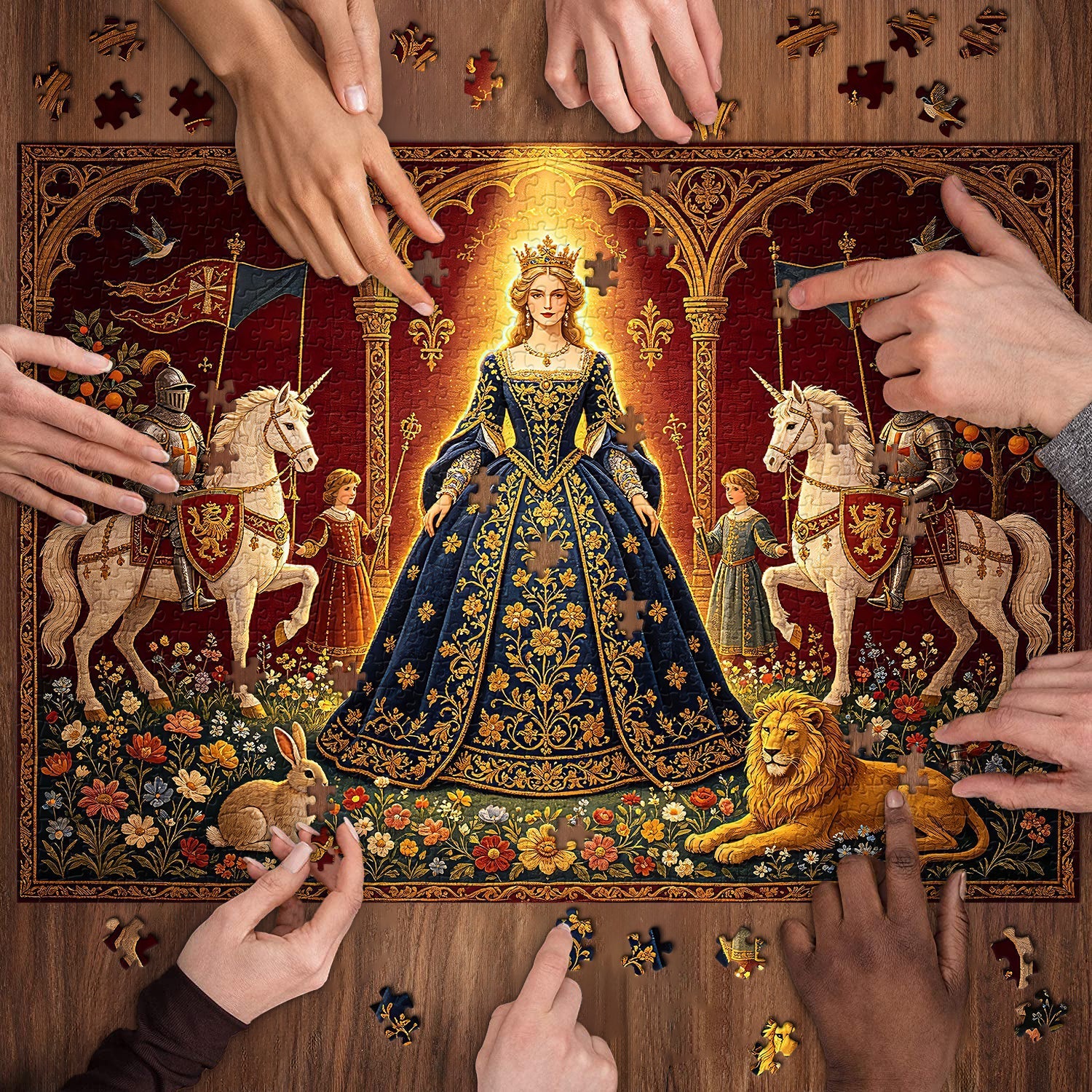Royal Medieval Radiance Jigsaw Puzzle 1000 Piece