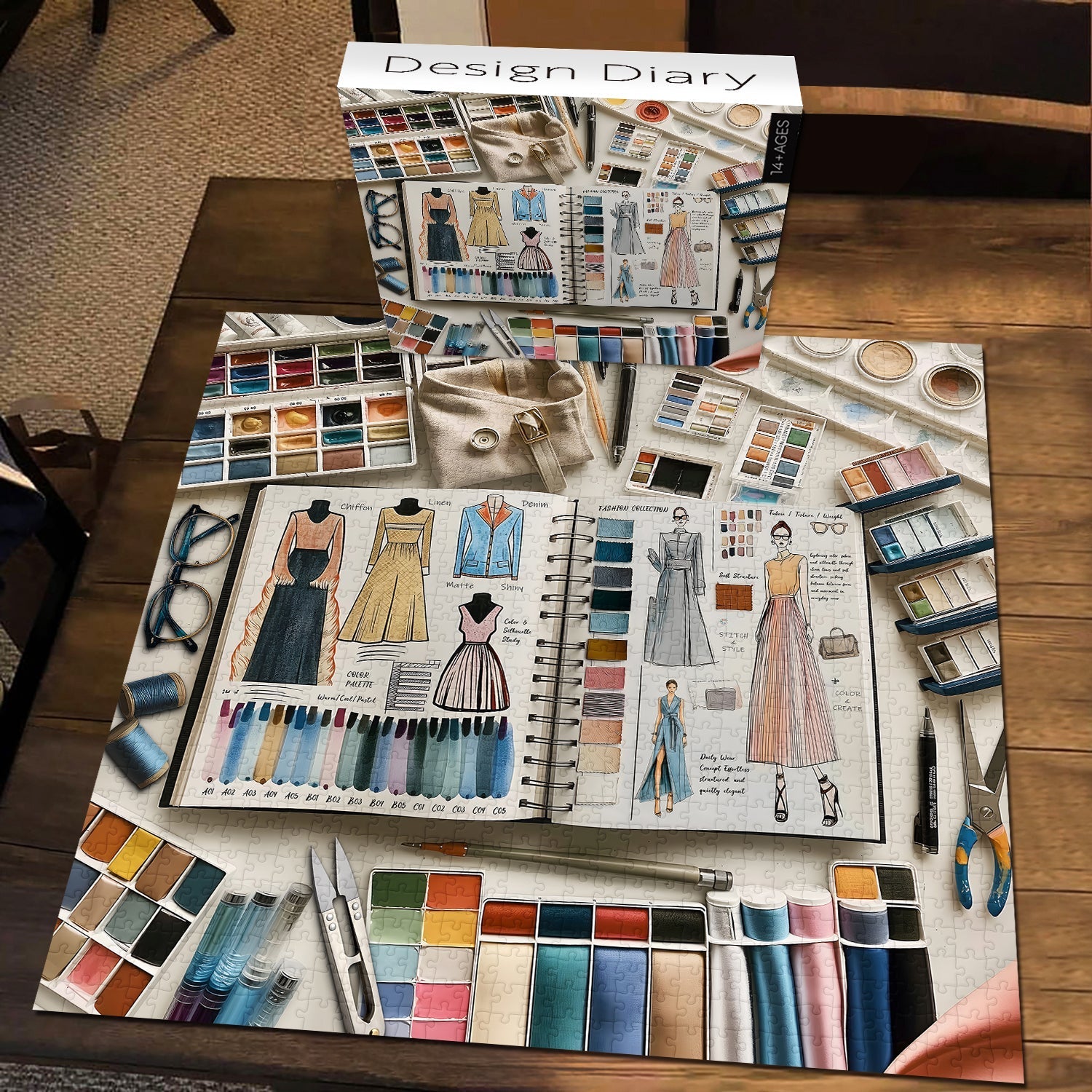 Design Diary Jigsaw Puzzle 1000 Pieces