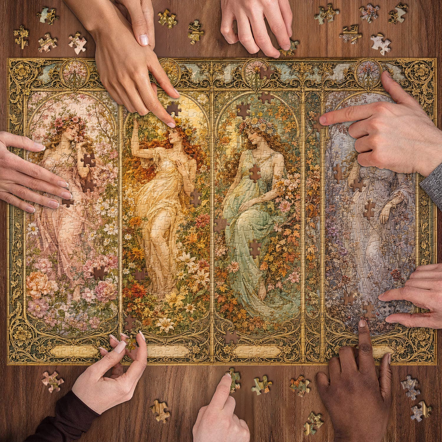 Four Times of the Year  Jigsaw Puzzle 1000 Pieces