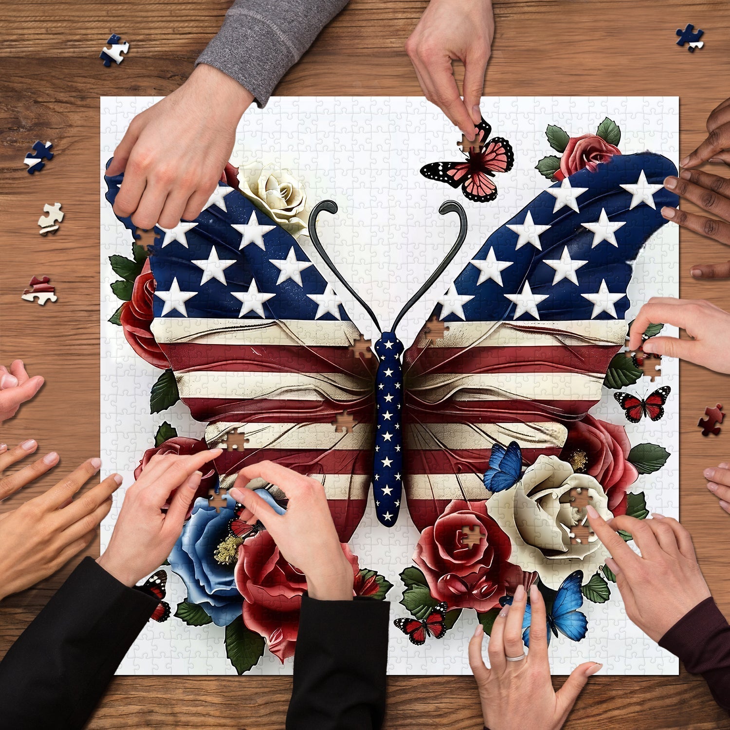 Wings of Patriotism Jigsaw Puzzle 1000 Pieces