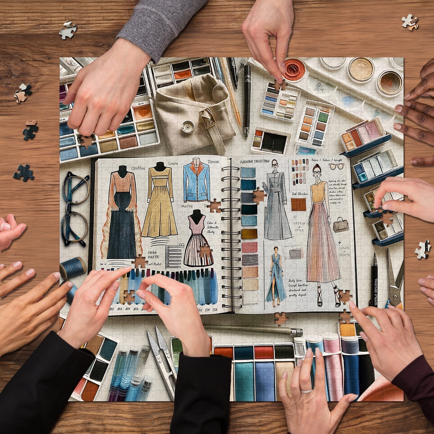 Design Diary Jigsaw Puzzle 1000 Pieces