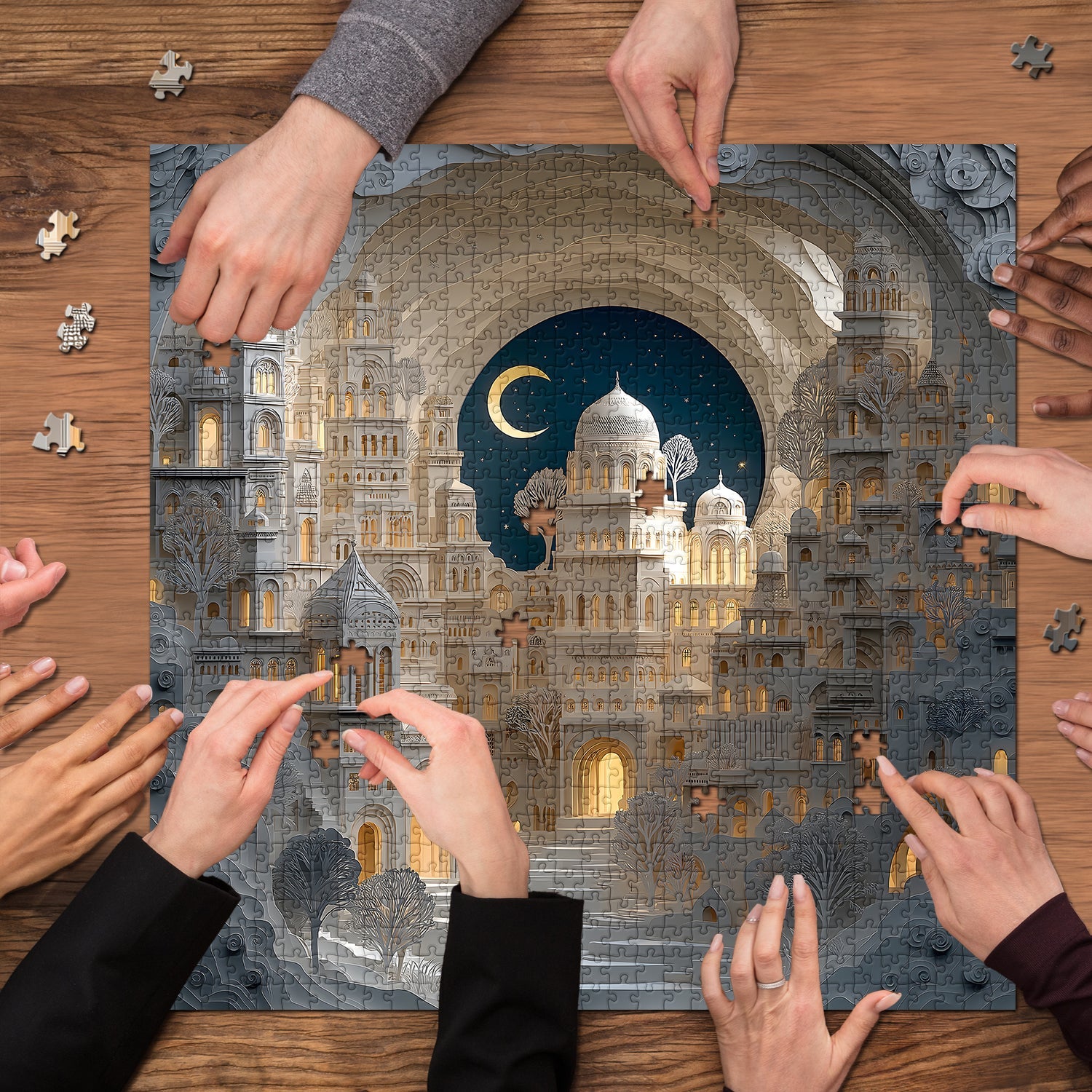 Paper City Art Jigsaw Puzzle 1000 Pieces