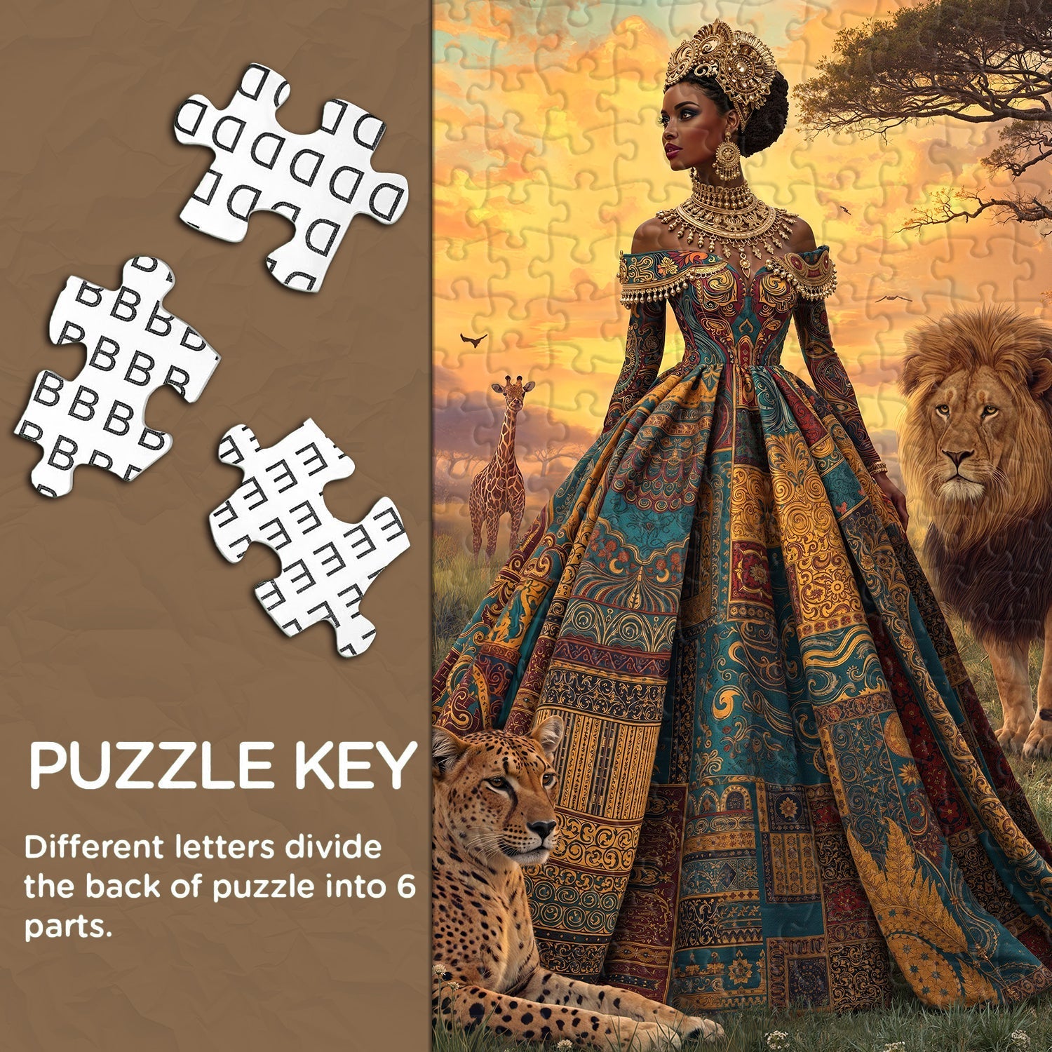 African Queen Jigsaw Puzzle 1000 Pieces
