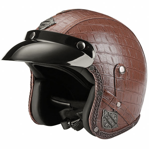 Retro jet motorcycle 3/4 riding helmet-I146