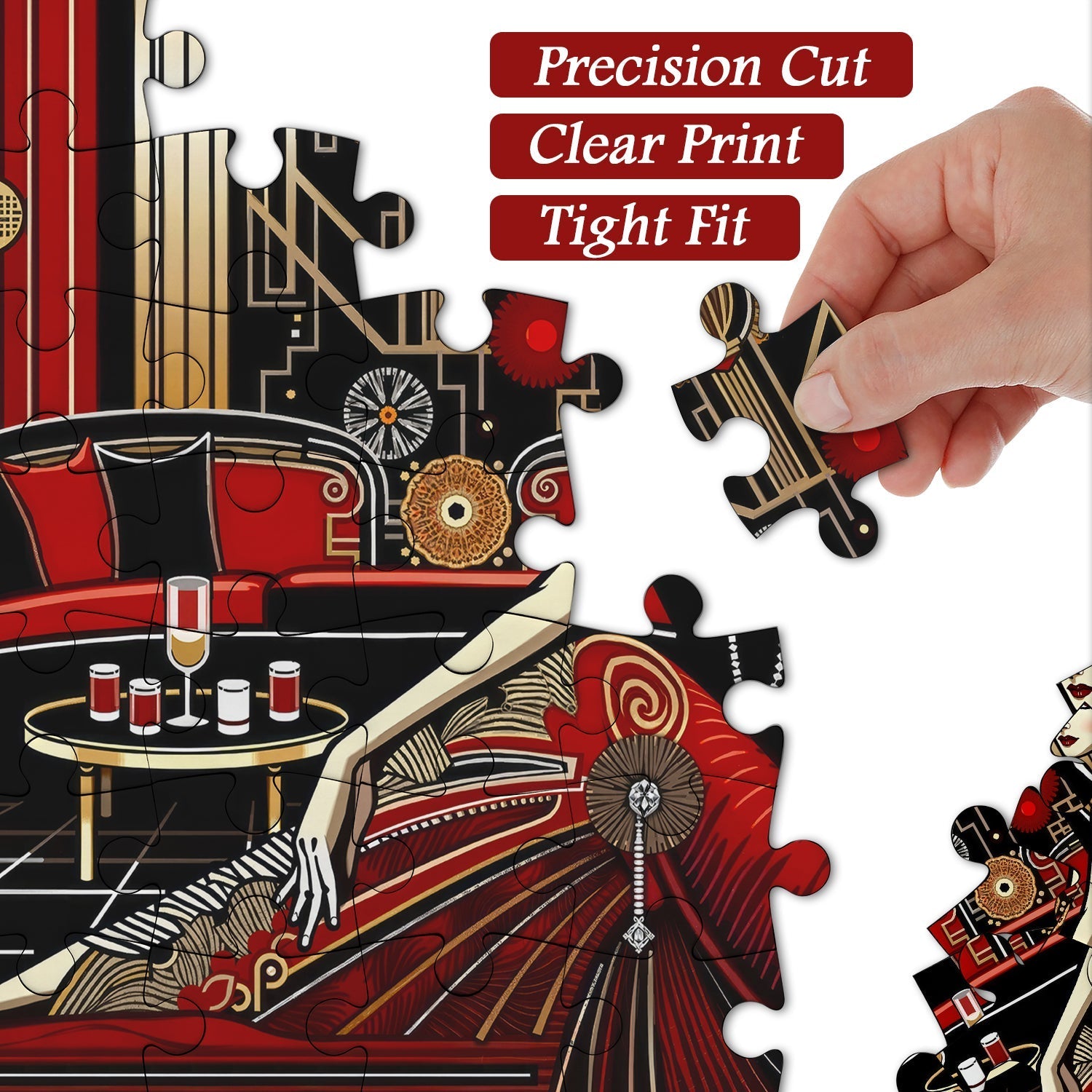 Jazz Age Elegance Jigsaw Puzzle 1000 Pieces