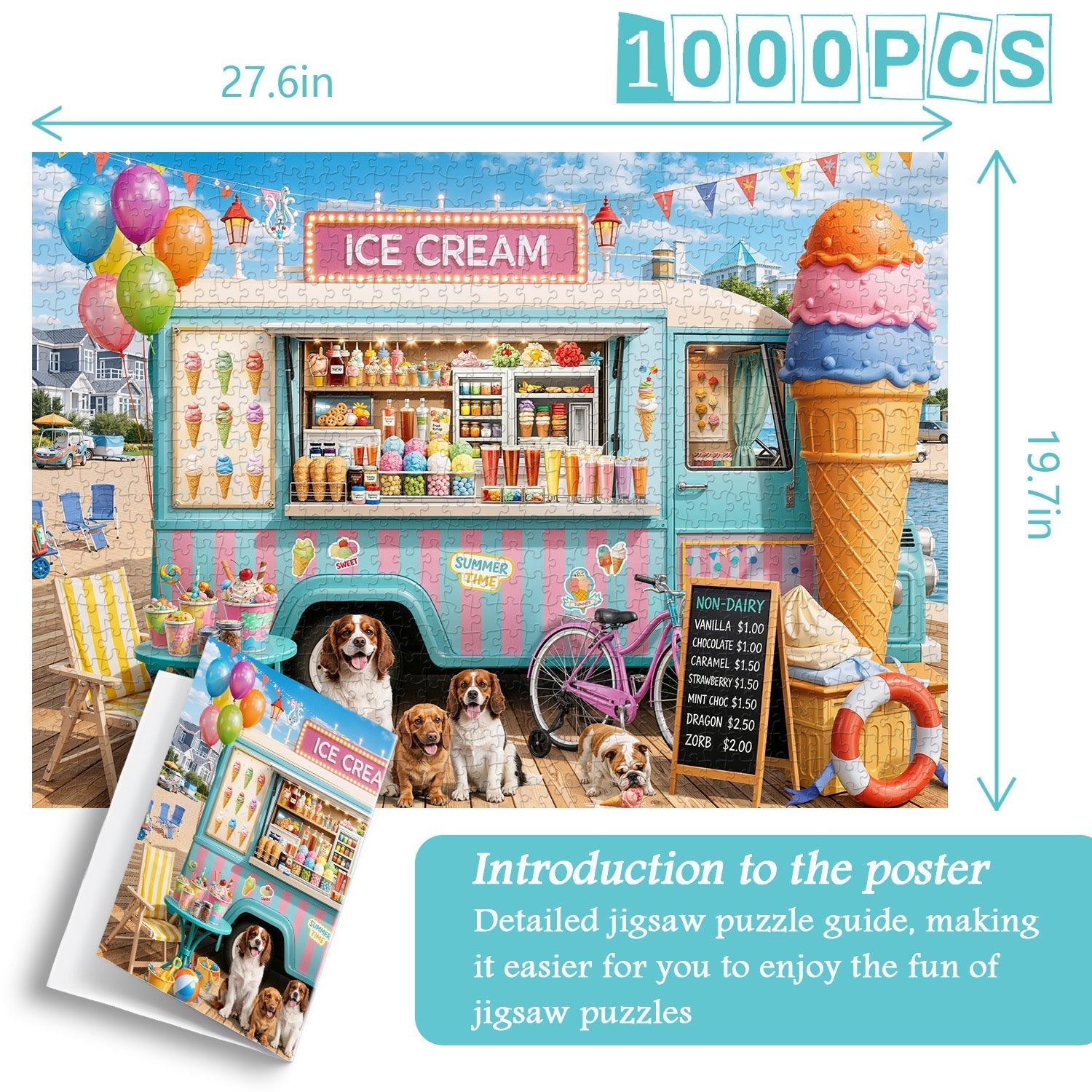 Summer Scoops Jigsaw Puzzle 1000 Pieces