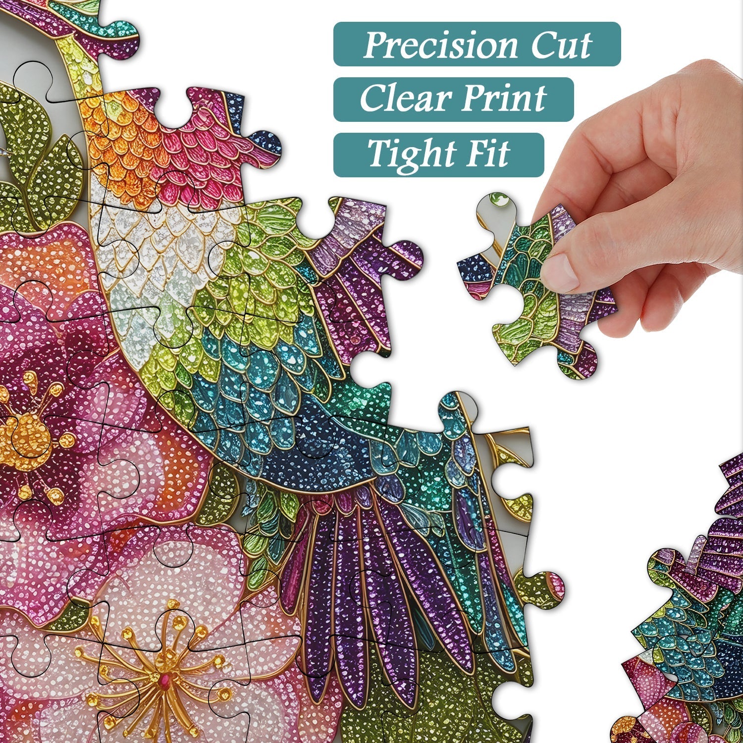 Gem Hummingbird Jigsaw Puzzle 1000 Pieces