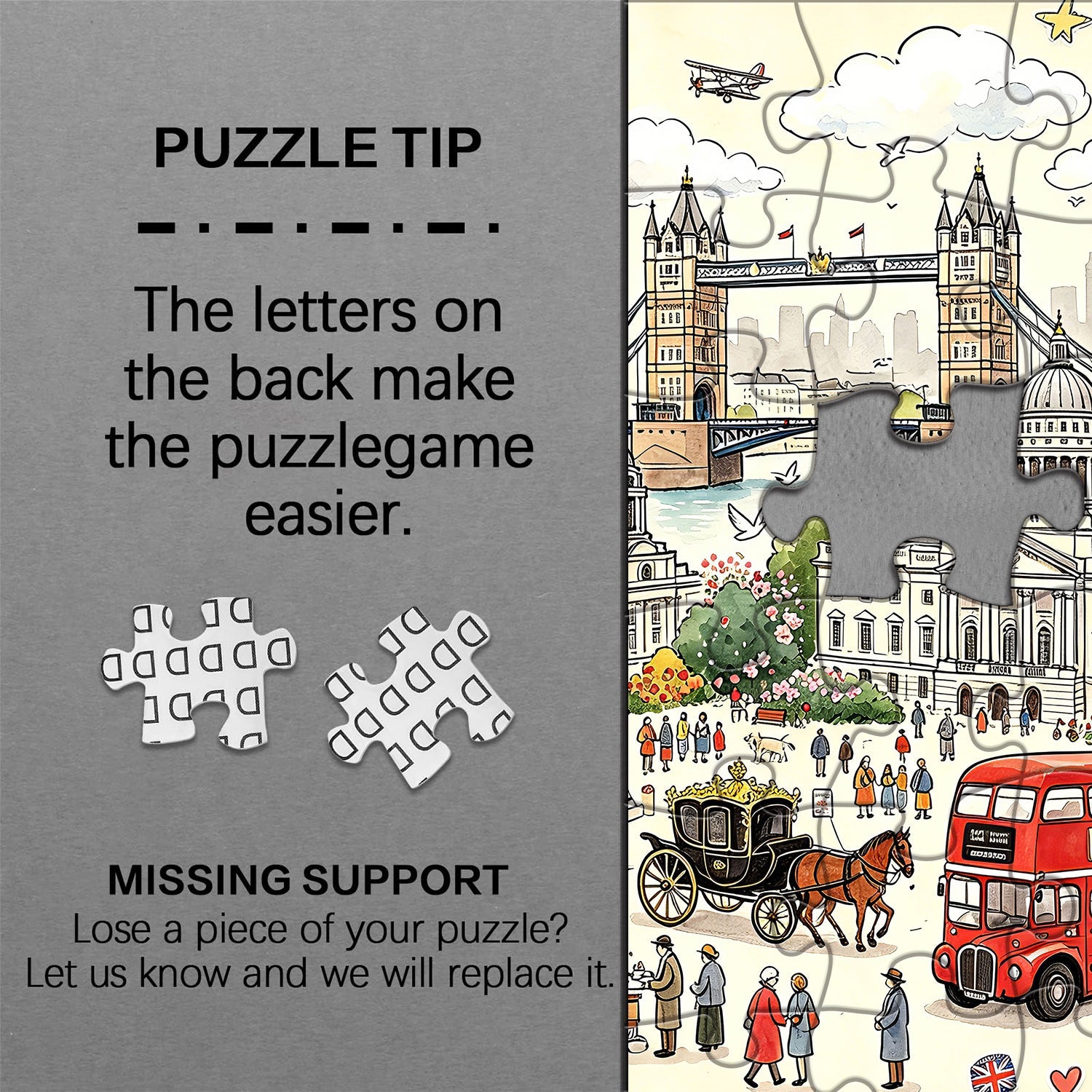 London City Wanderlust Jigsaw Puzzle 1000 Piece
