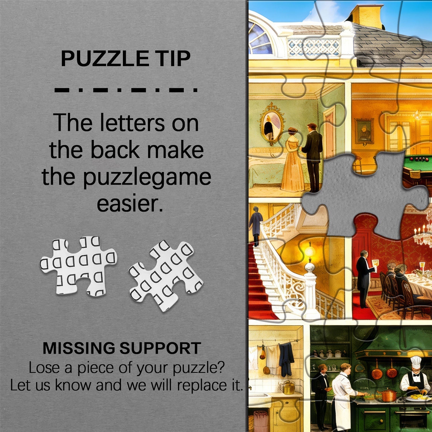 Elegant Manor Life Jigsaw Puzzle 1000 Pieces