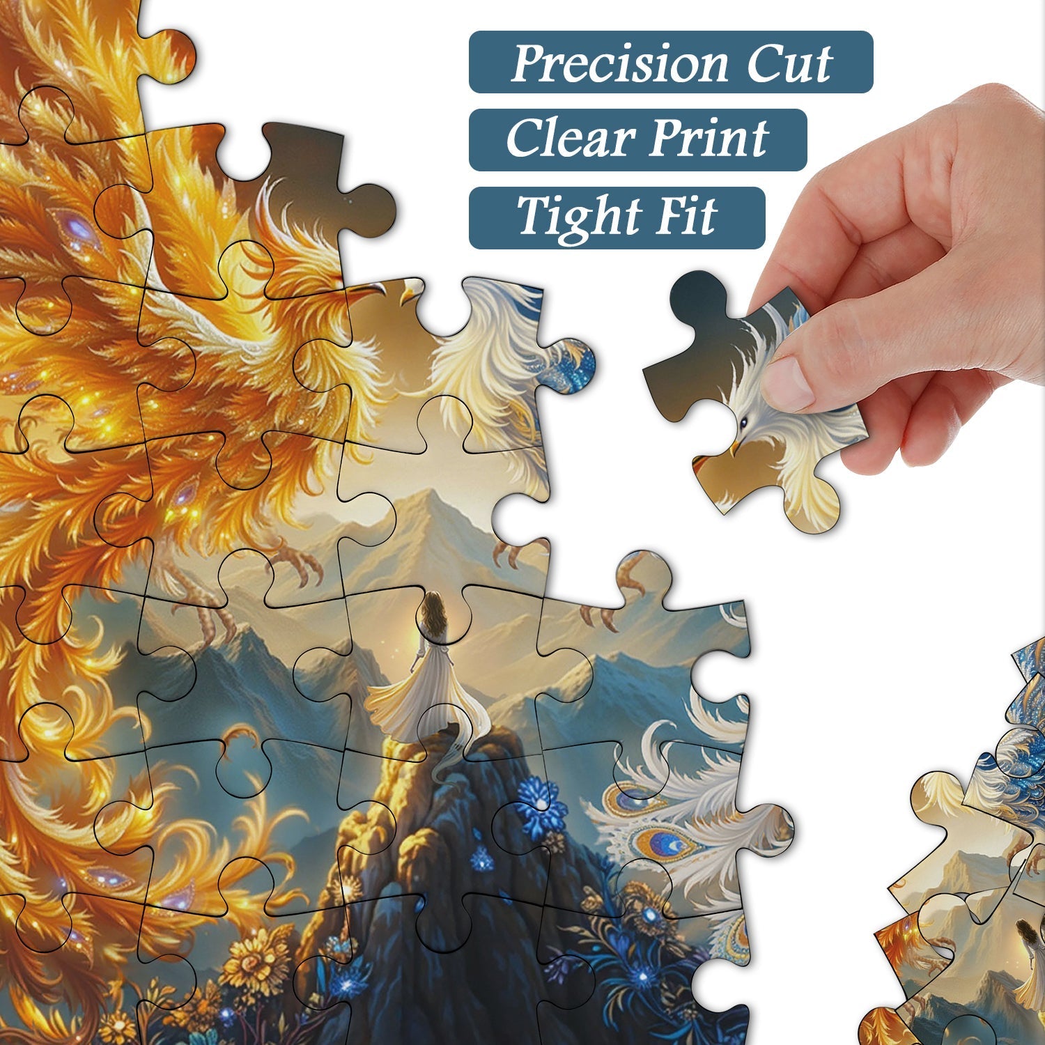 Sun Moon Phoenixes Jigsaw Puzzle 1000 Pieces