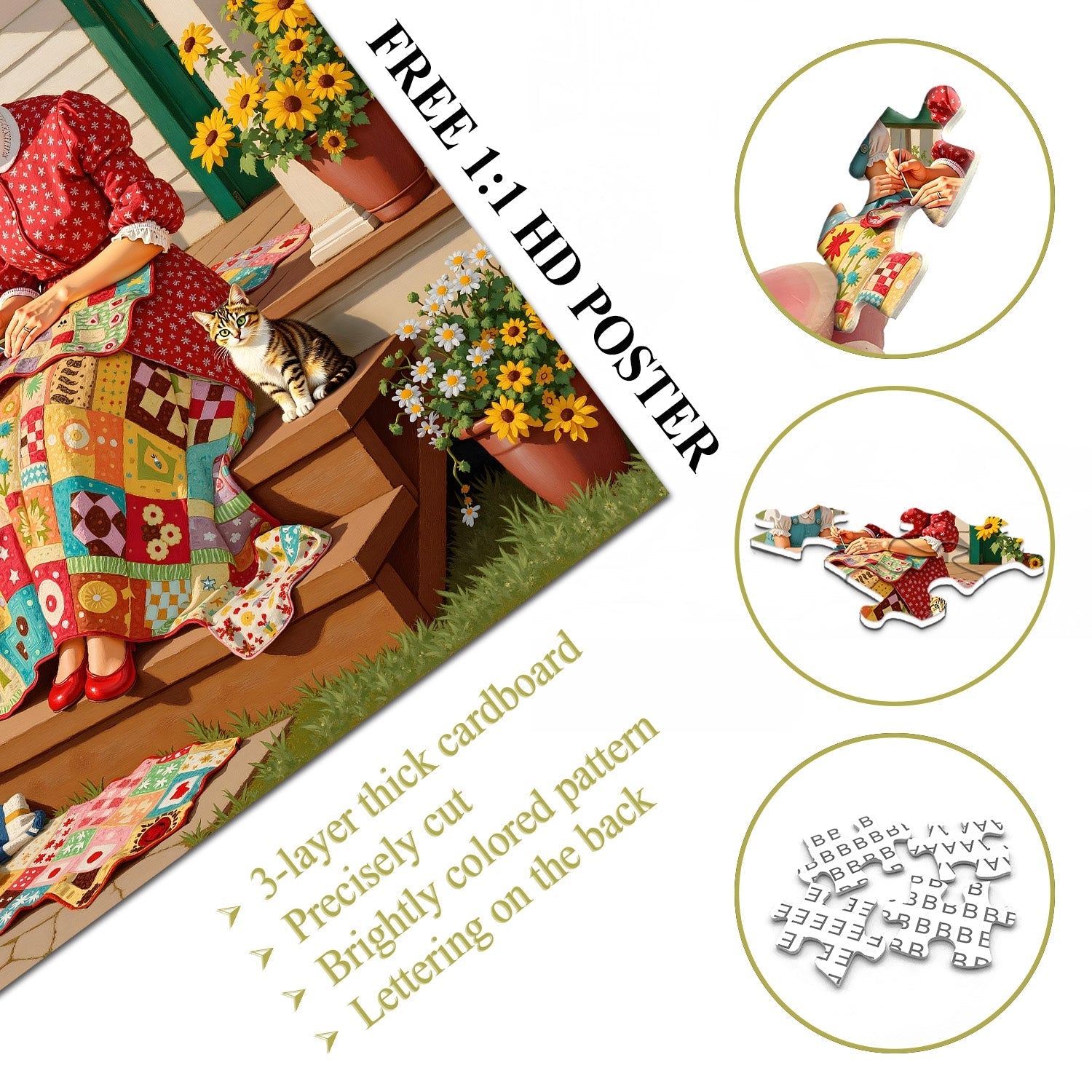 Porch Craft Time Jigsaw Puzzle 1000 Pieces