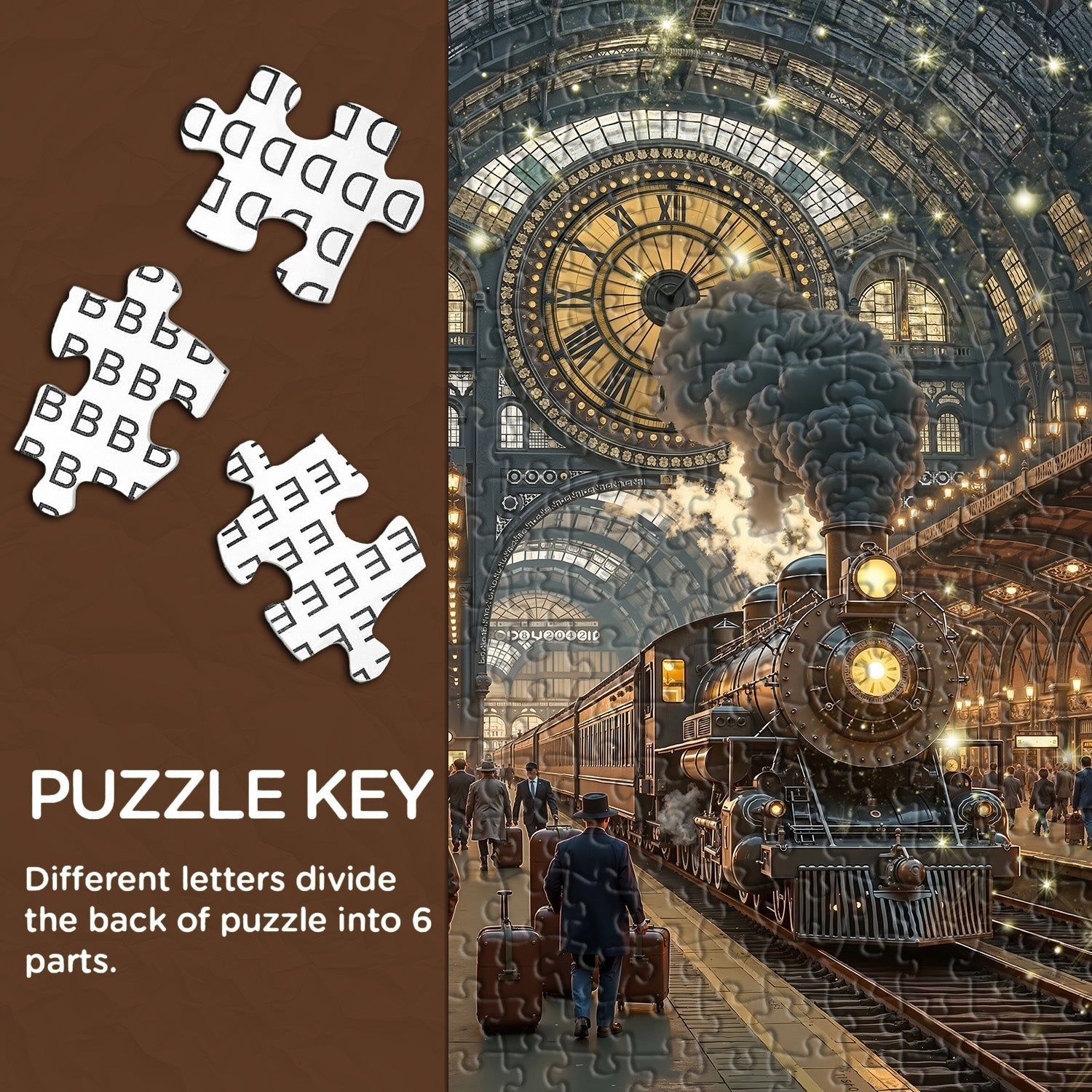 Time Train Jigsaw Puzzle 1000 Pieces