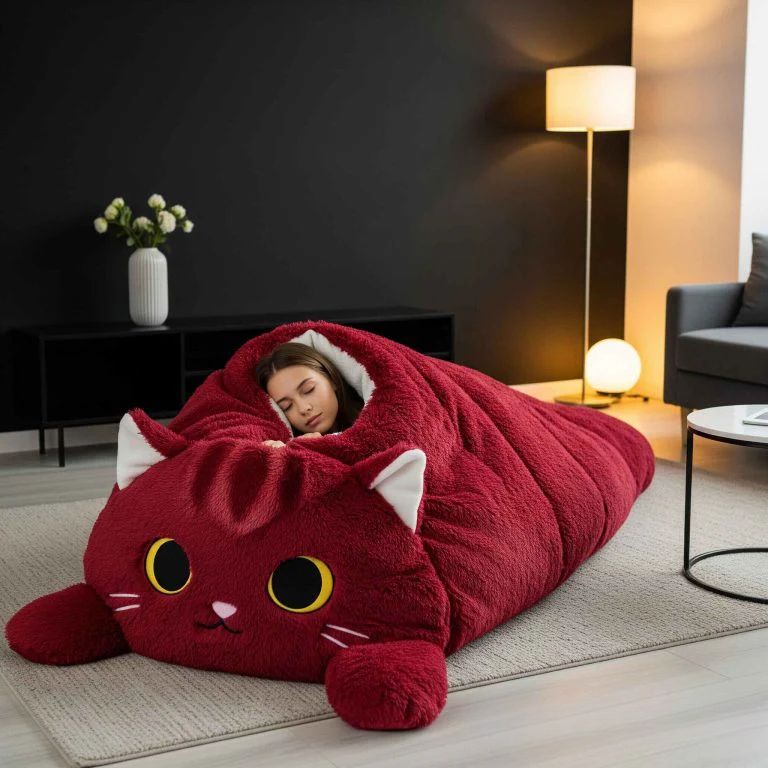 2025 Latest Fluffy Cat Sleeping Bags | Cozy, Cute & Purr-fectly Designed