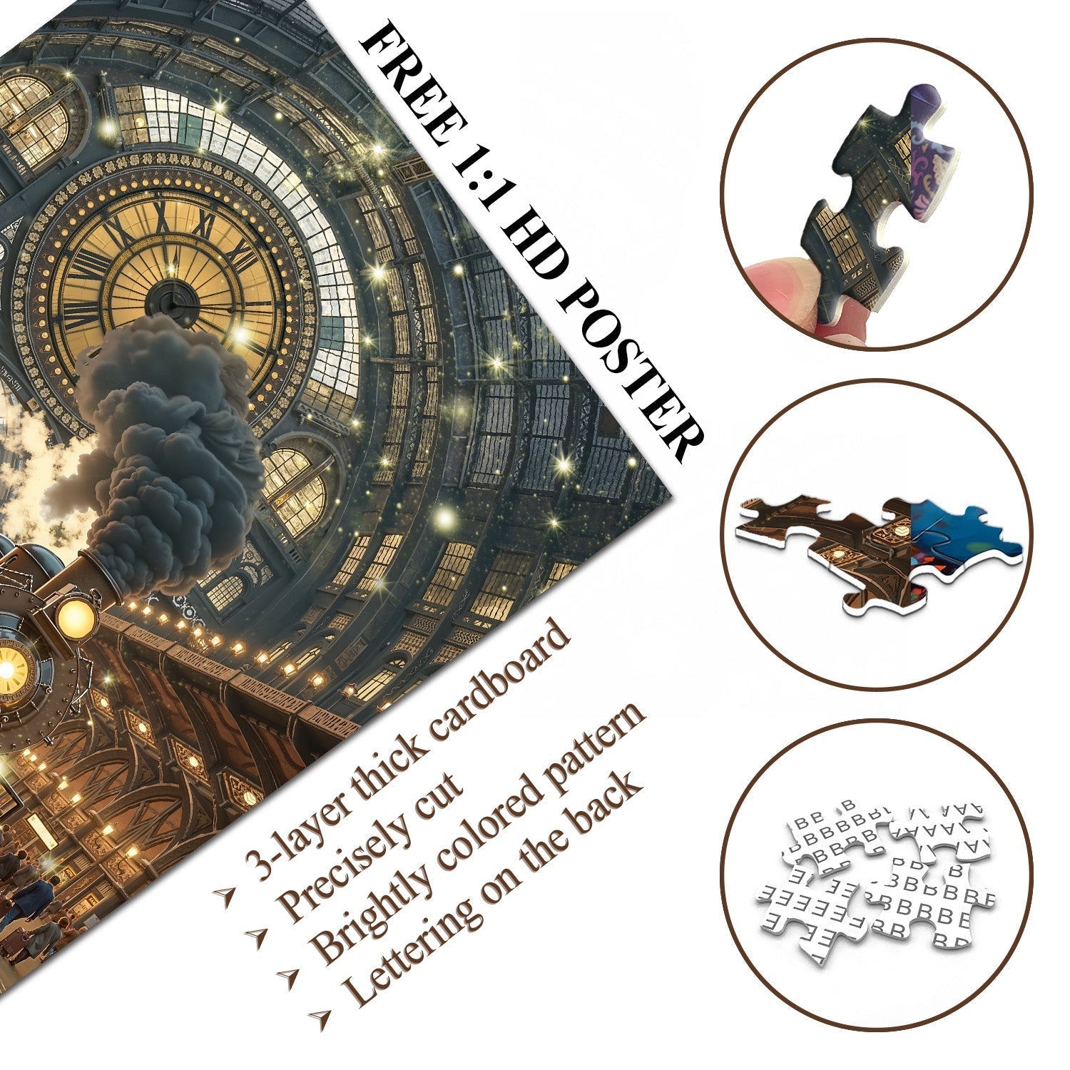 Time Train Jigsaw Puzzle 1000 Pieces