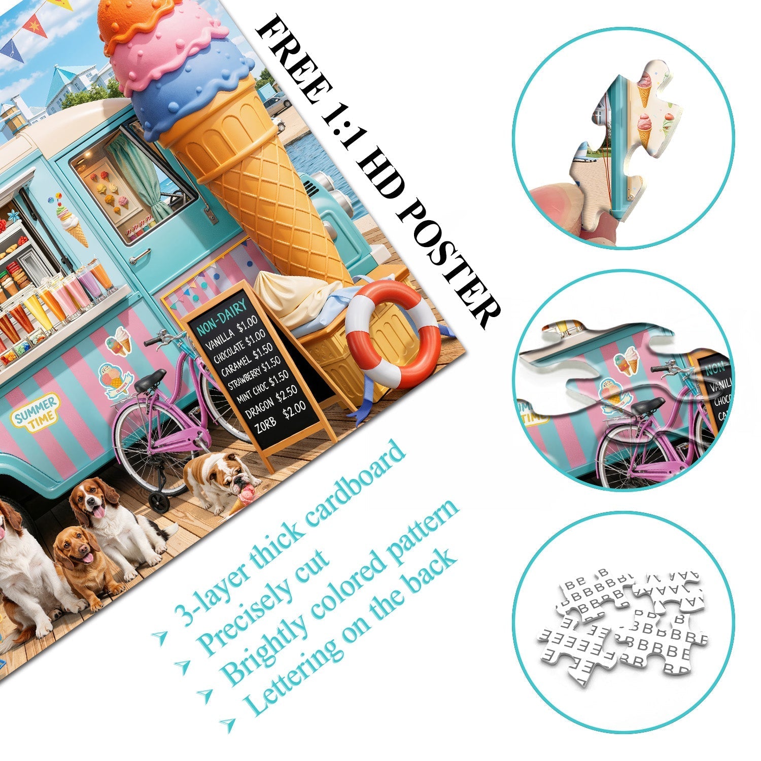 Summer Scoops Jigsaw Puzzle 1000 Pieces