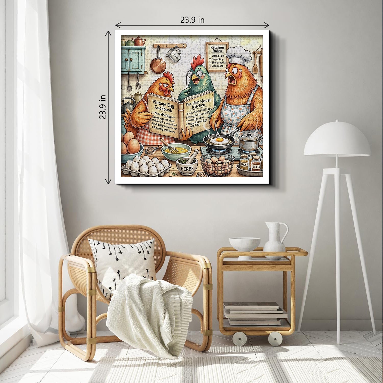 Cluck Cookery Jigsaw Puzzle 1000 Pieces