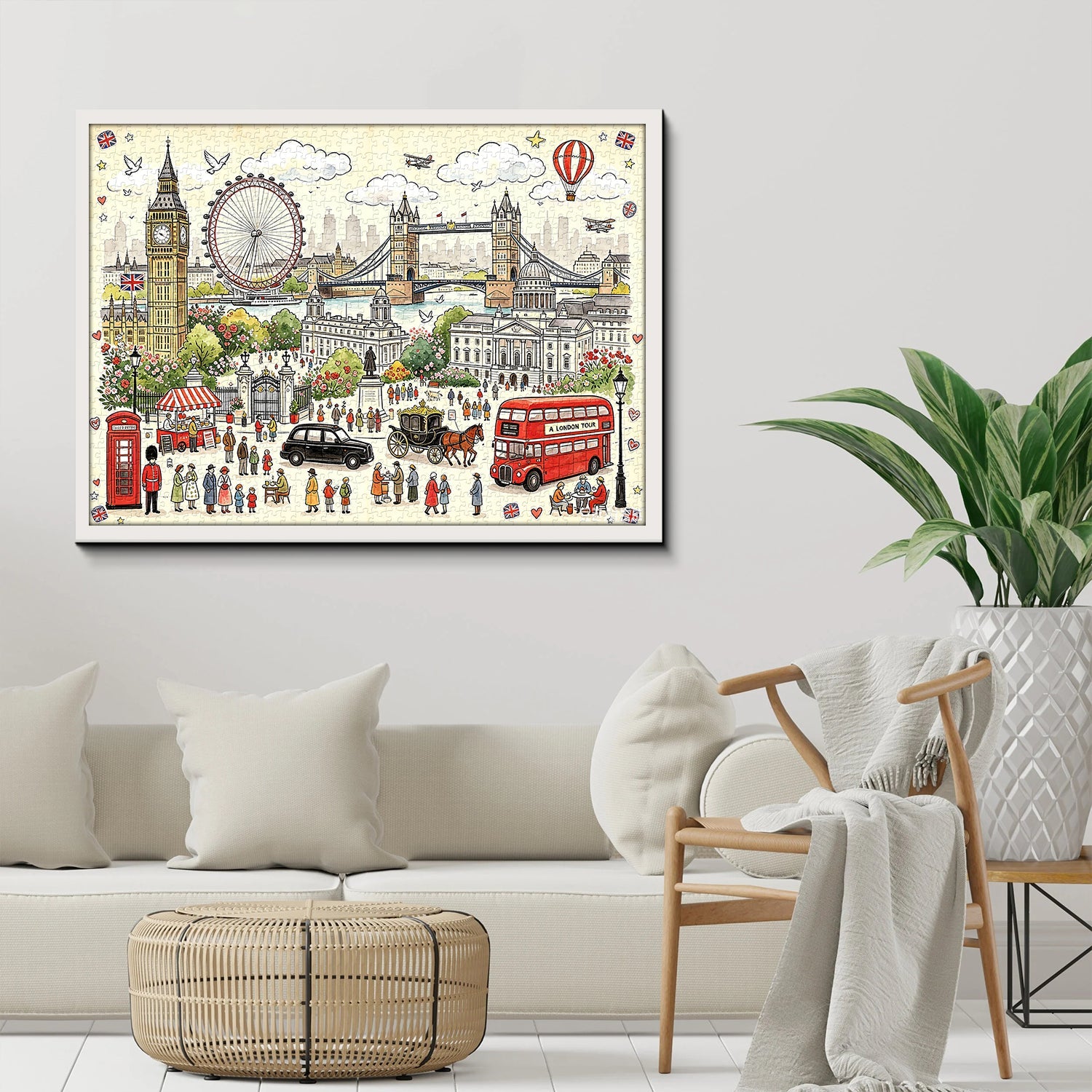 London City Wanderlust Jigsaw Puzzle 1000 Piece