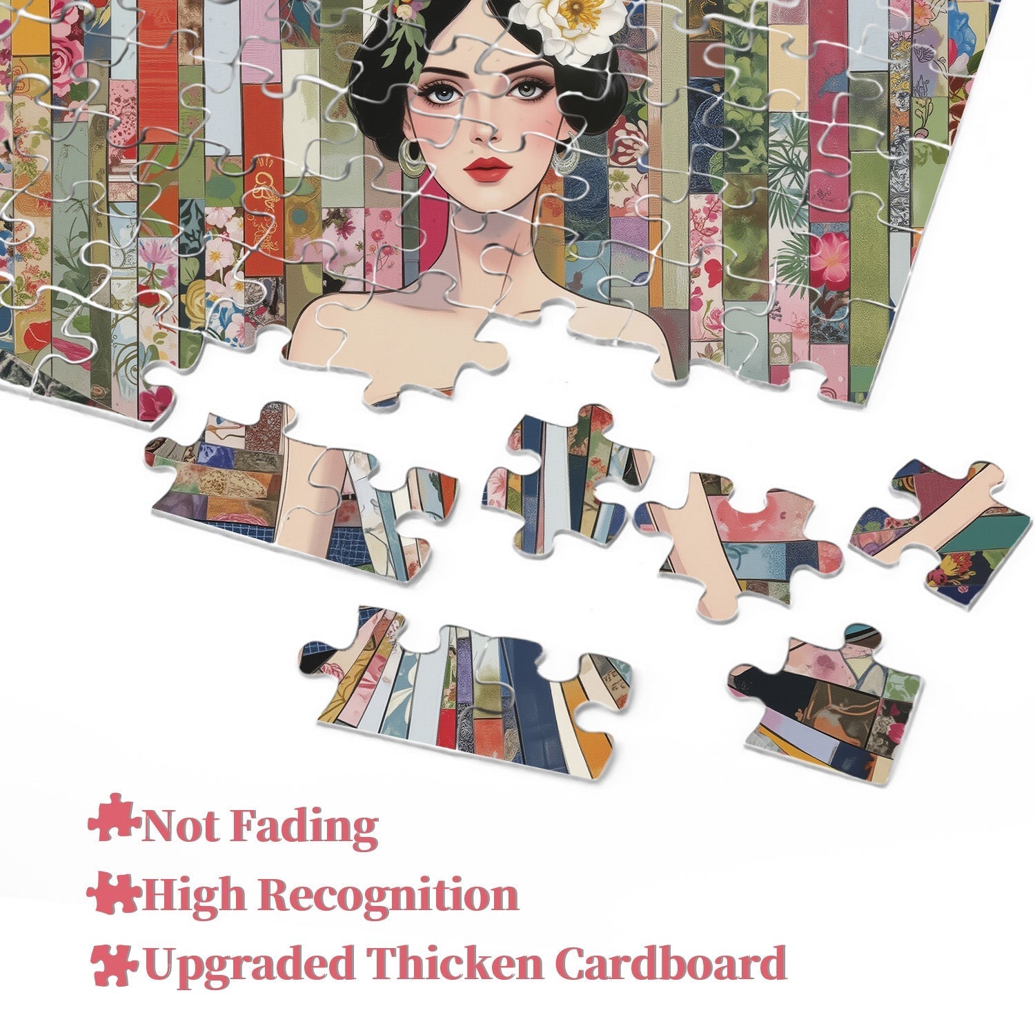 Patchwork Girl Jigsaw Puzzle 1000 Pieces