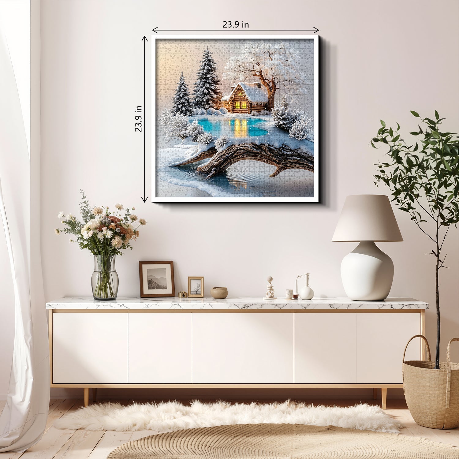 Winter's Secret Realm Jigsaw Puzzle 1000 Pieces