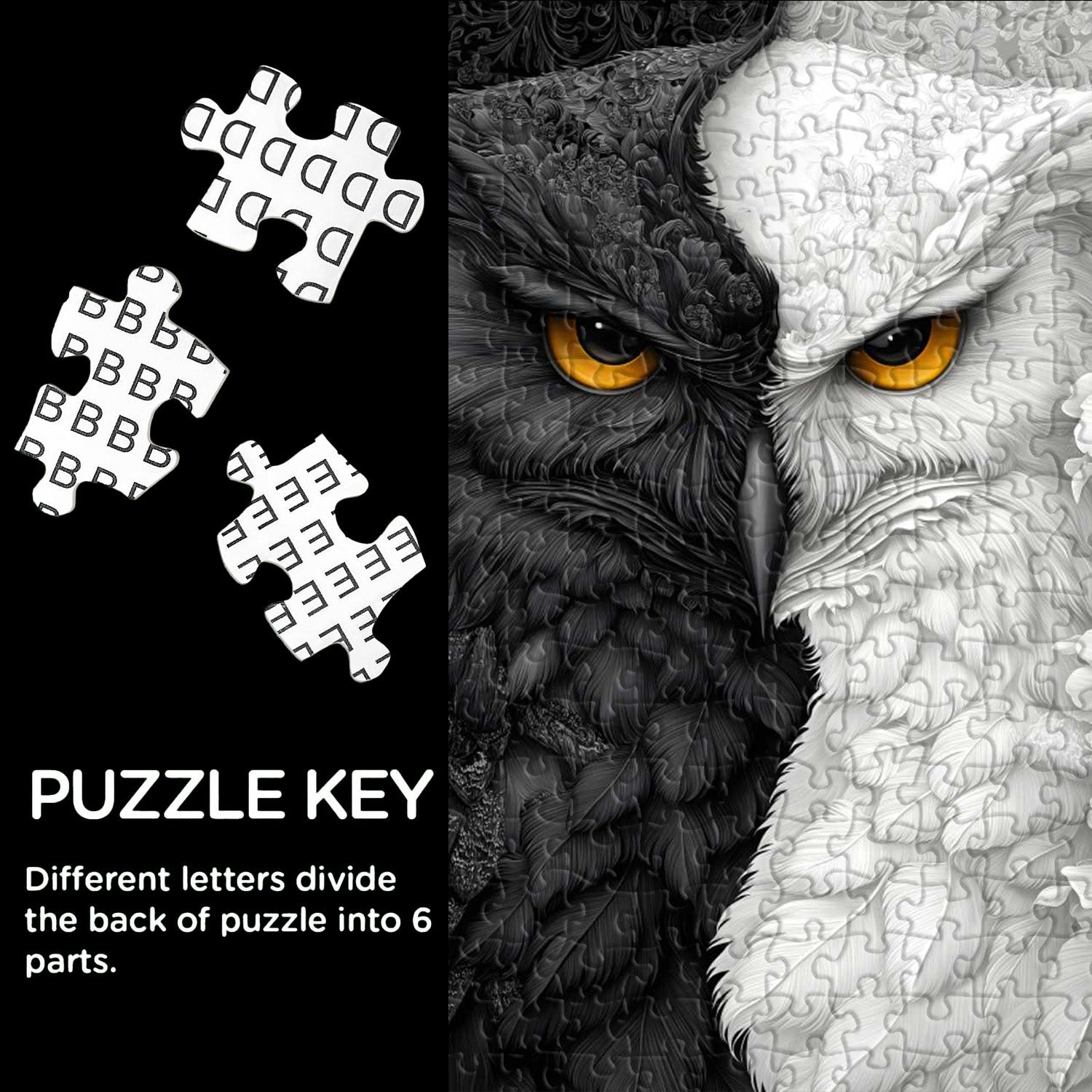 Impossible Difficult Owl Jigsaw Puzzle 1000 Pieces