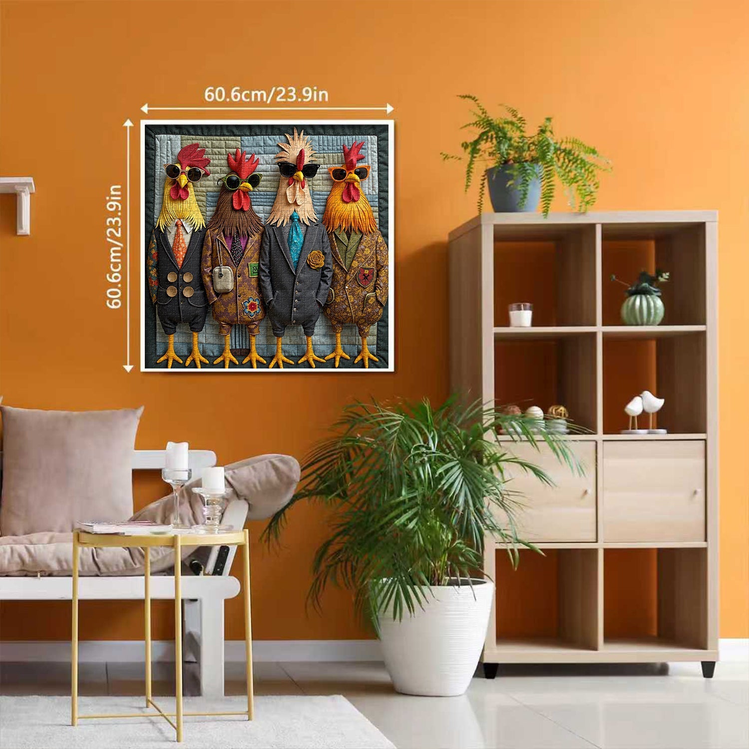 Runway Roosters Jigsaw Puzzle 1000 Pieces