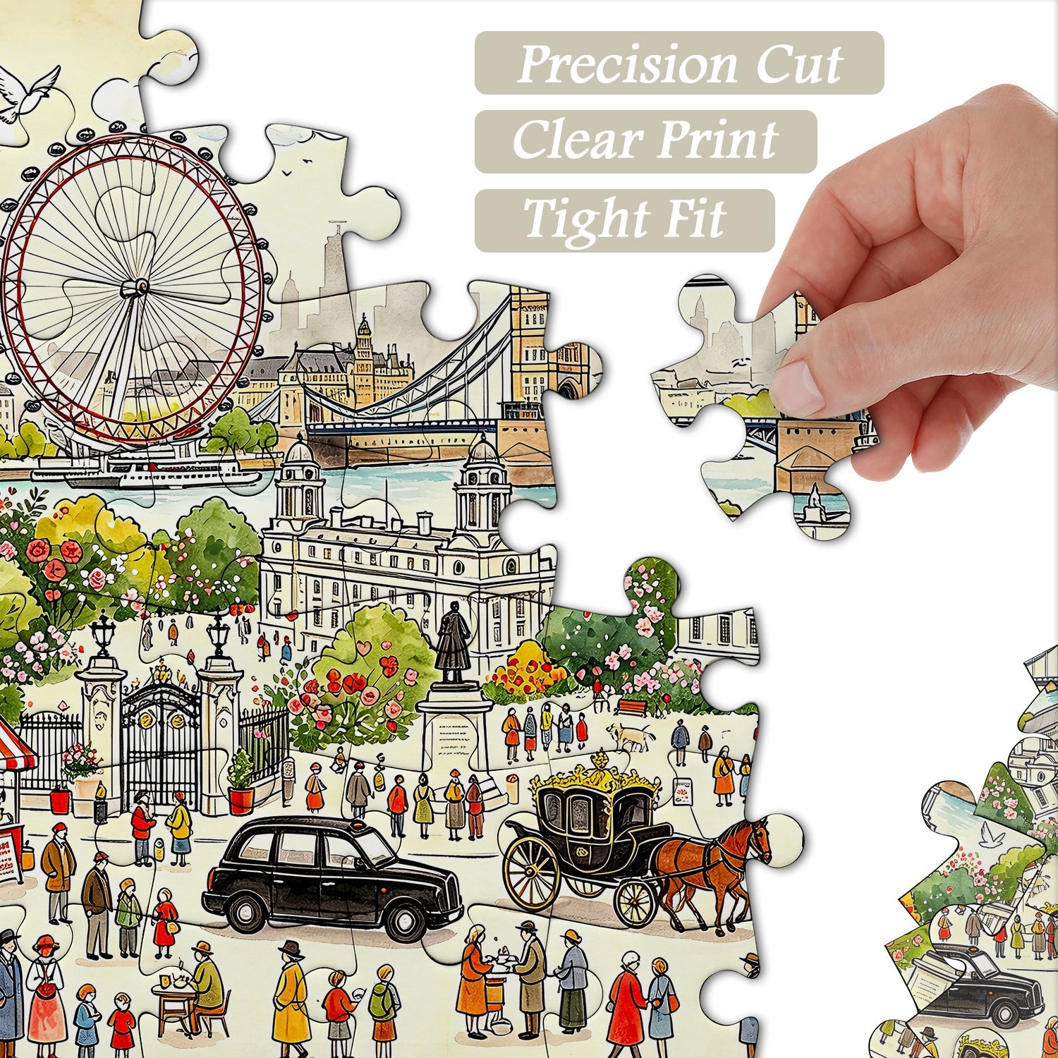 London City Wanderlust Jigsaw Puzzle 1000 Piece