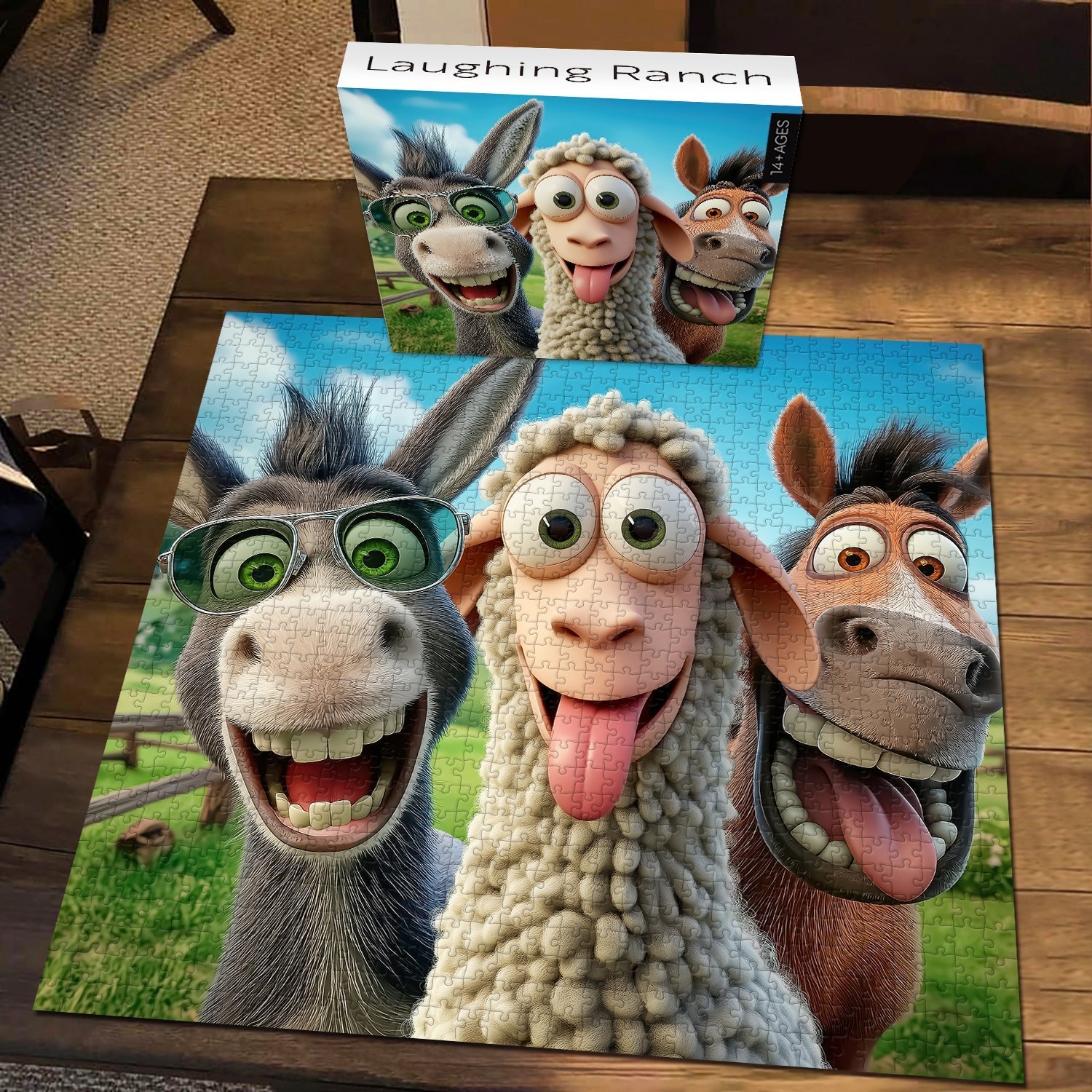 Laughing Ranch Jigsaw Puzzle 1000 Pieces