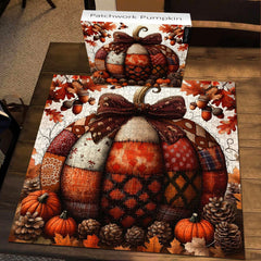 Patchwork Pumpkin Jigsaw Puzzle 1000 Piece