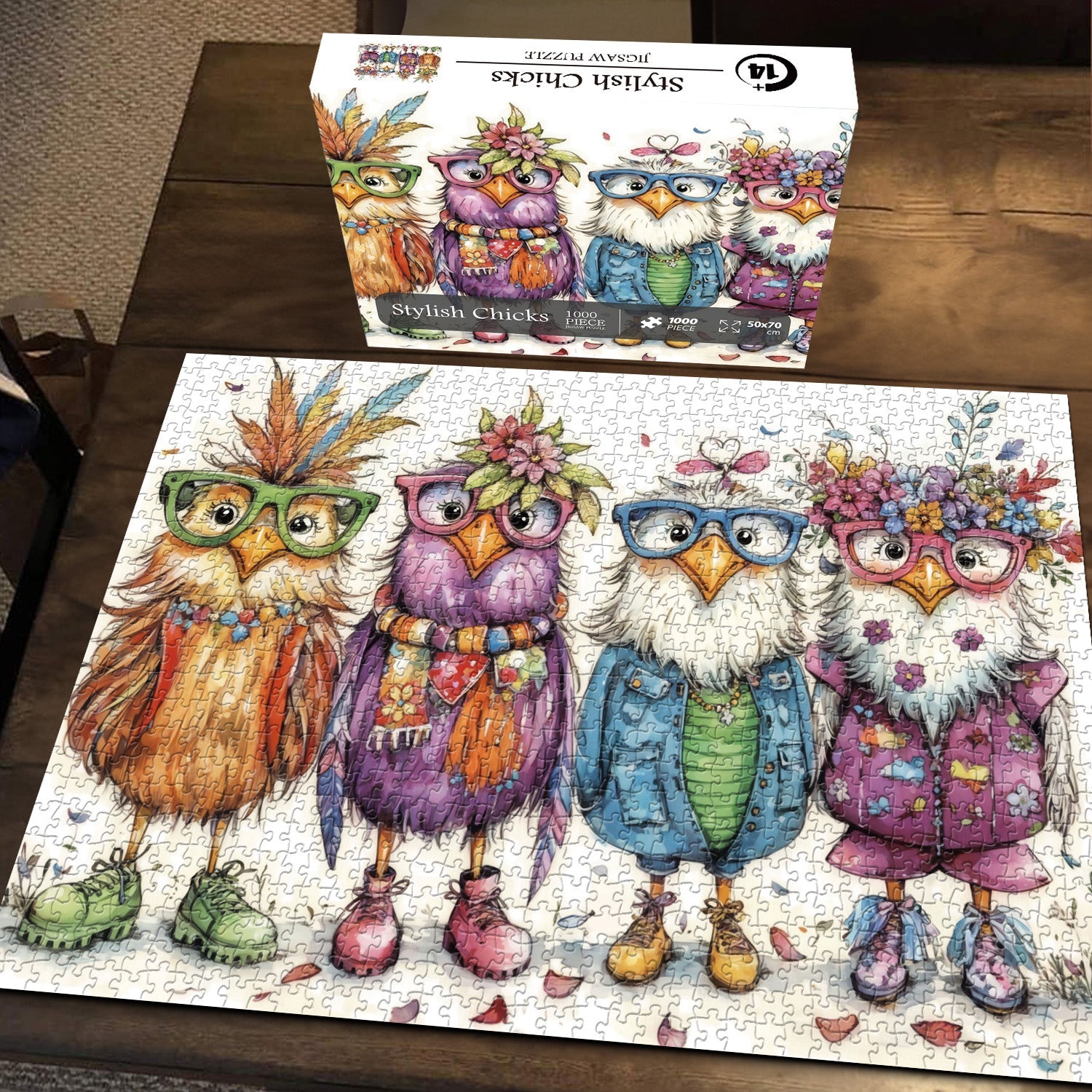 Stylish Chicks Jigsaw Puzzle 1000 Pieces