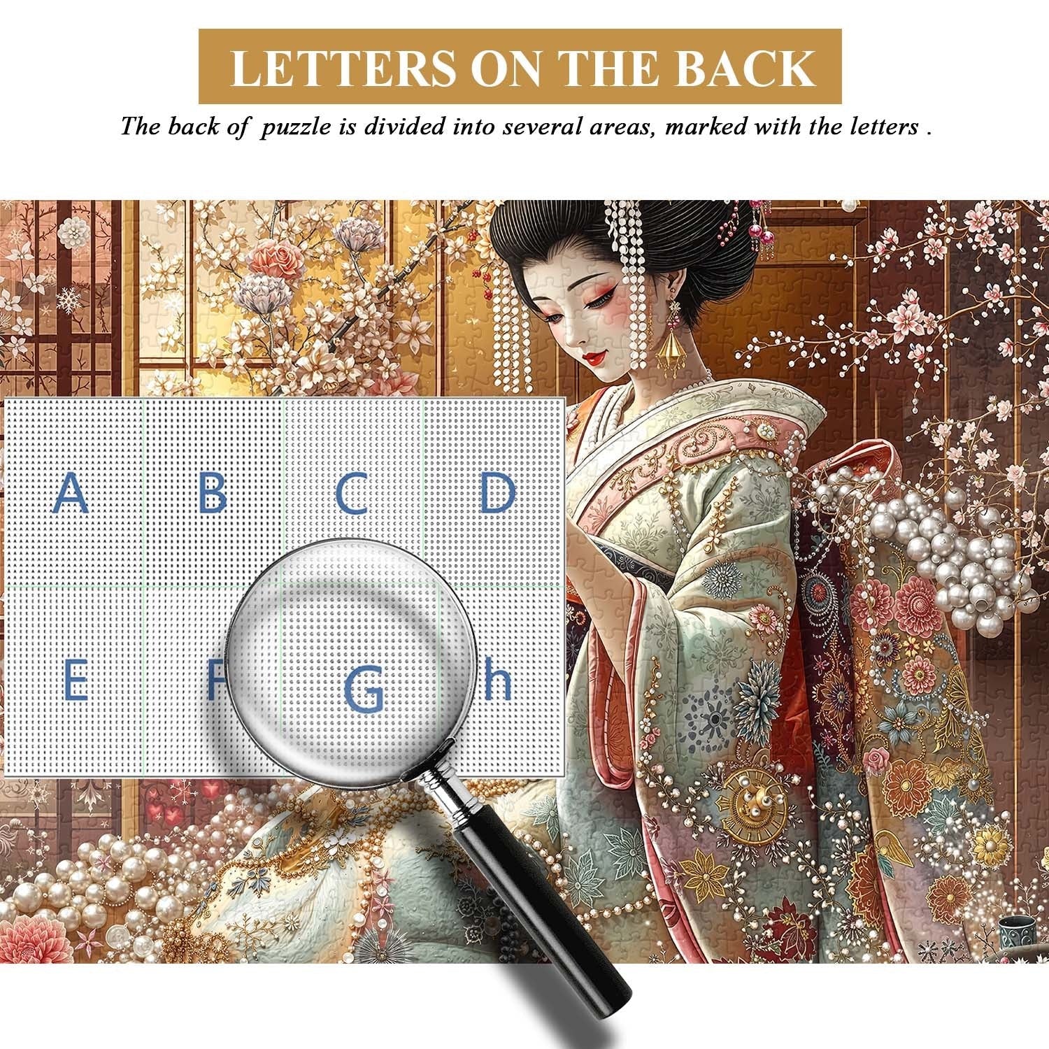 Elegant Geisha Jigsaw Puzzle 1000 Pieces