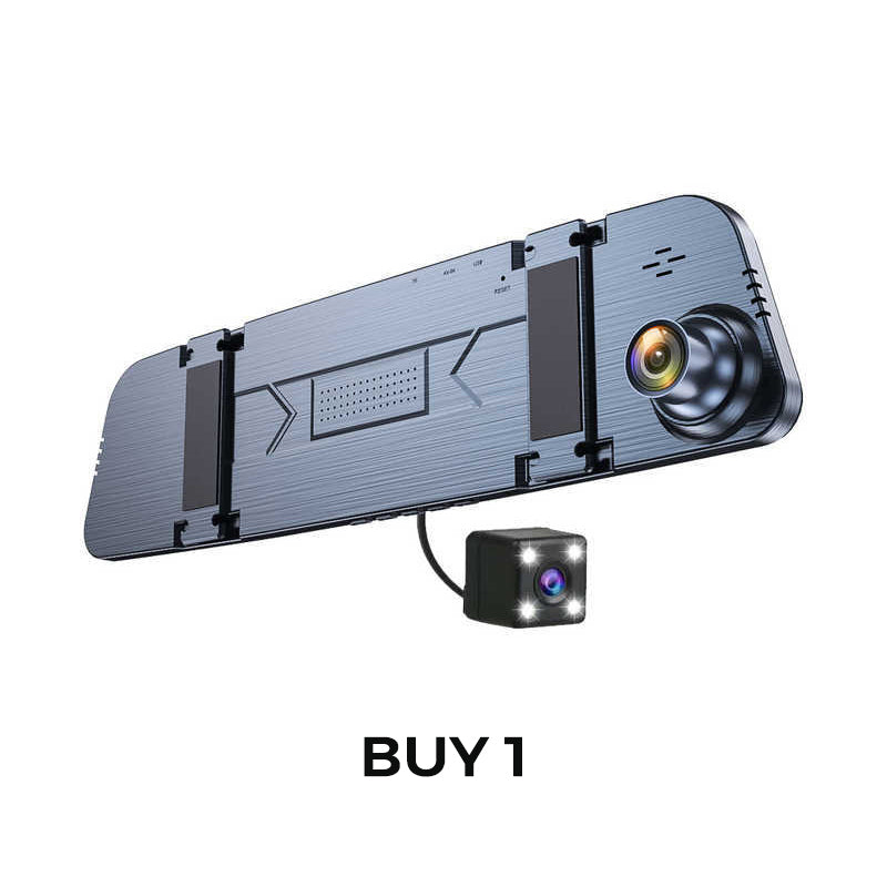 Dual Lens Rearview Mirror Dash Cam safety feature