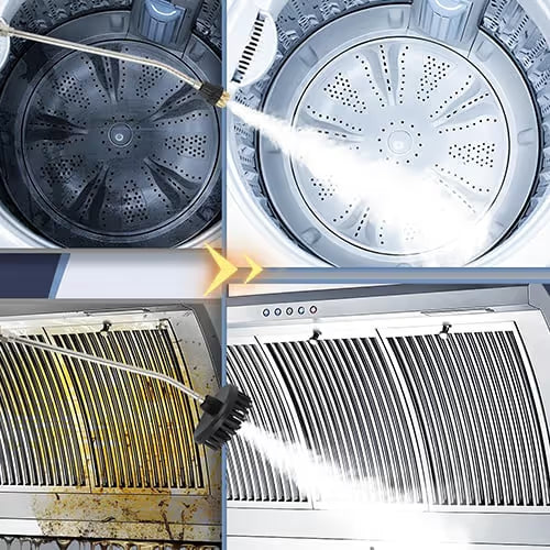 Steam cleaning hard-to-reach areas