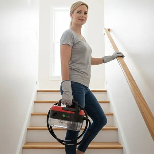 Steam cleaner cleaning detail